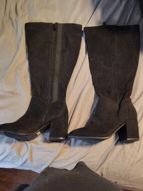 Torrid Knee Boots black Size 9.5ww
